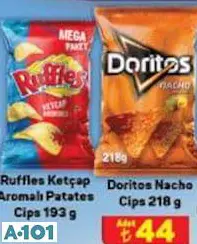 RUFFLES KETÇAP AROMALI PATATES CİPS 193 G